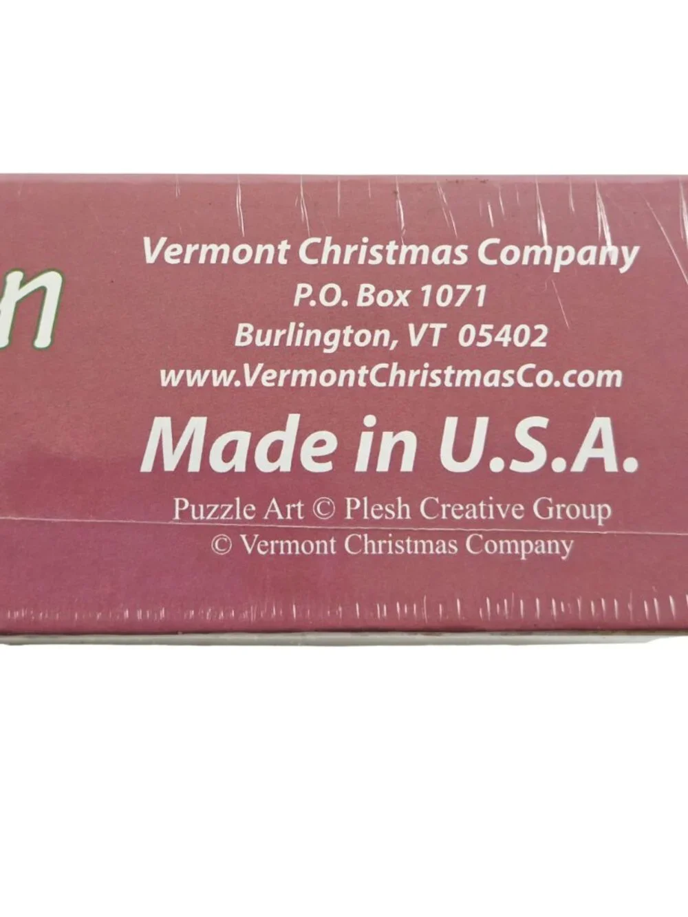 Santas Kitchen 1000 Piece Jigsaw Puzzle Vermont Christmas Company NIP USA